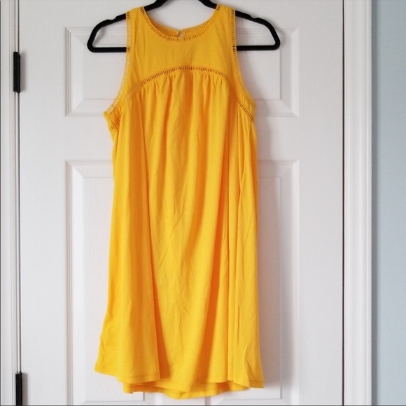 NWT LOFT Beach Yellow Cover-up in Marigold - Picture 2 of 5